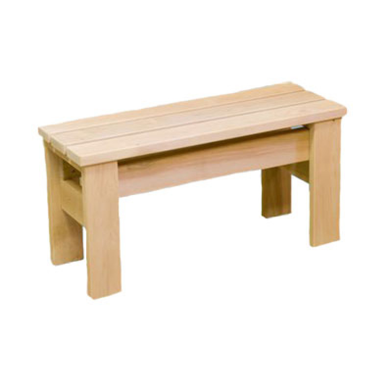 Hocker aus Erle, M 800 x 300 x 400 mm
