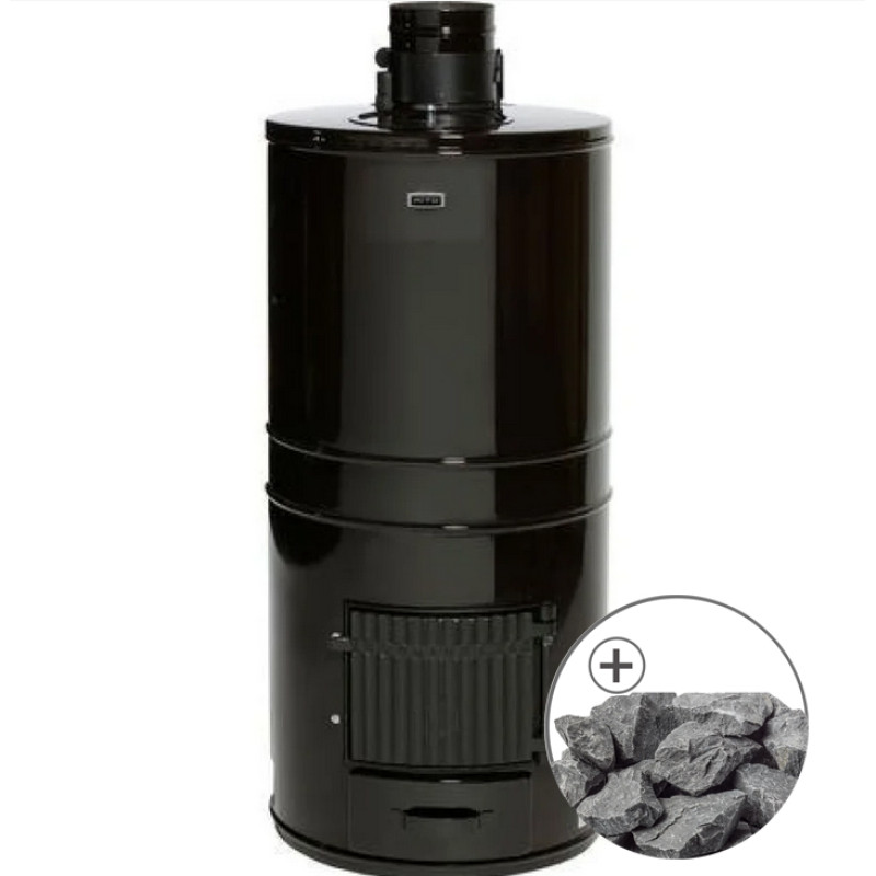 Holzbefeuerter Saunaofen - AITO AK-57 mit traditionellen Steinen