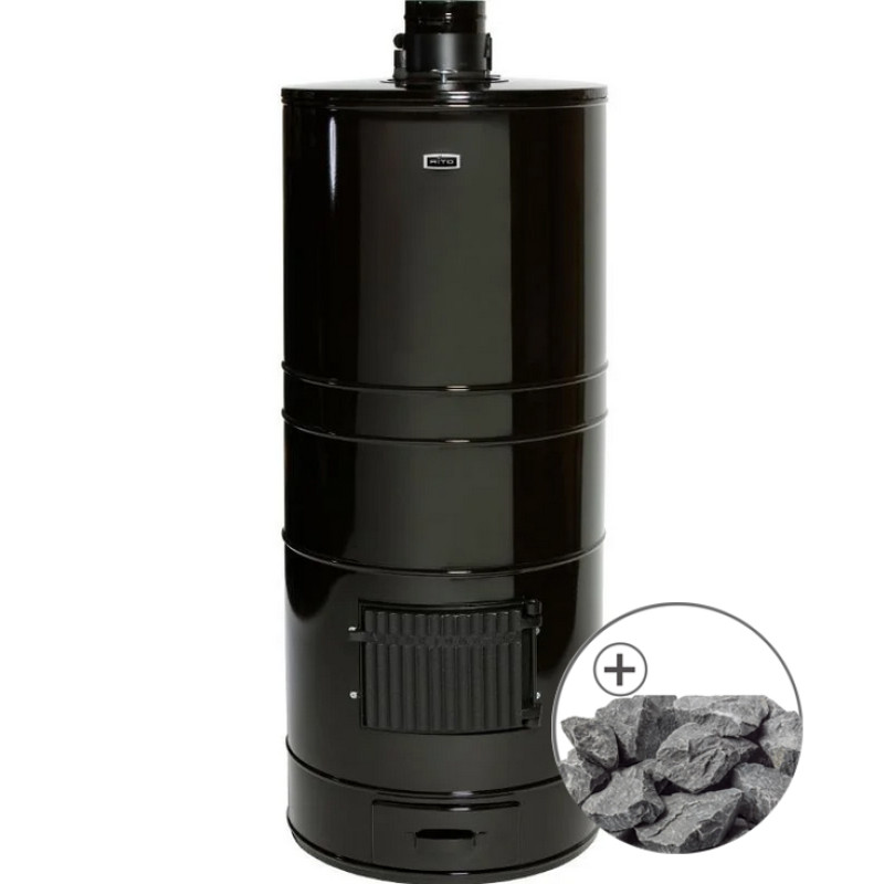 Holzbefeuerter Saunaofen - AITO AK-57K, traditionelle Steine inklusive