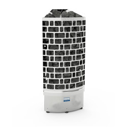 Elektrischer Saunaofen – SAWOTEC Ari Corner 9 kW, ohne Steuerung 