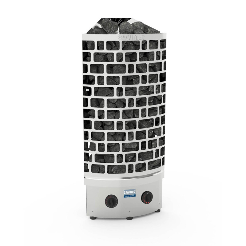 Elektrischer Saunaofen – SAWOTEC Ari Corner, mit Steuerung