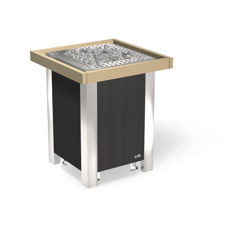 Sicherheitsgeländer - für EOS Blackrock Anthrazit-Heizungen, mit Montagehalterungen