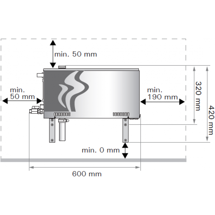 Dampfgenerator - HARVIA Helix HGX - WiFi