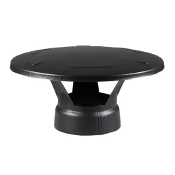 Ersatzteil für Stahlkaminofen HARVIA - Regenkappe, schwarz 