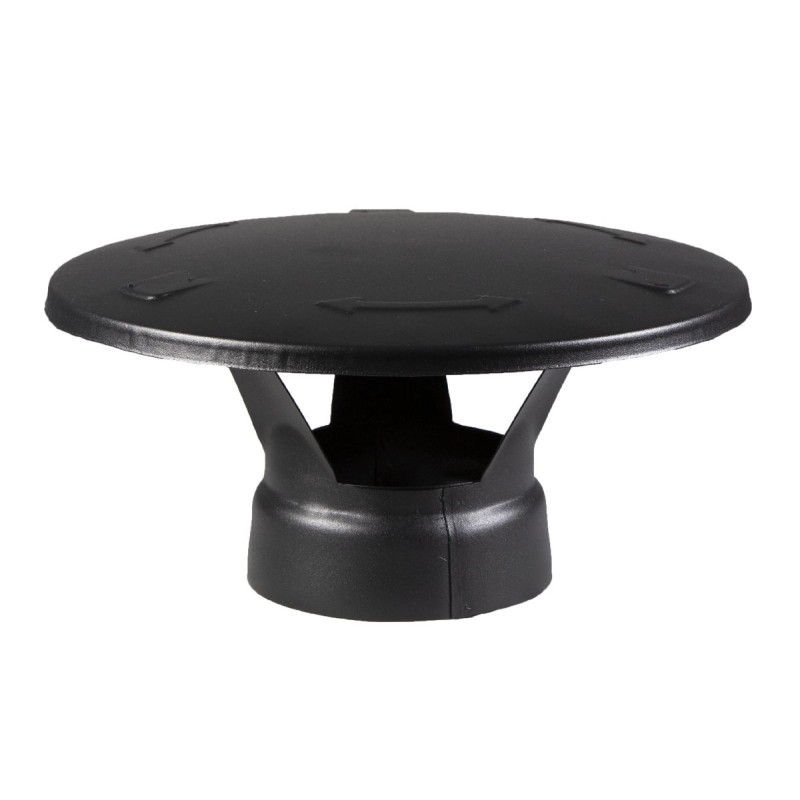 Ersatzteil für Stahlkaminofen HARVIA - Regenkappe, schwarz