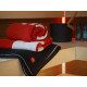 Handtuch in Geschenkbox, HARVIA, 70 x 140 cm, rot