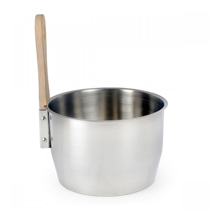 Saunakübel- und Schöpfkelle-Set, MEHR DAMPF, OPTIMAL 4 L