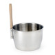 Saunakübel- und Schöpfkelle-Set, MEHR DAMPF, OPTIMAL 4 L