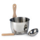 Saunakübel- und Schöpfkelle-Set, MEHR DAMPF, OPTIMAL 4 L