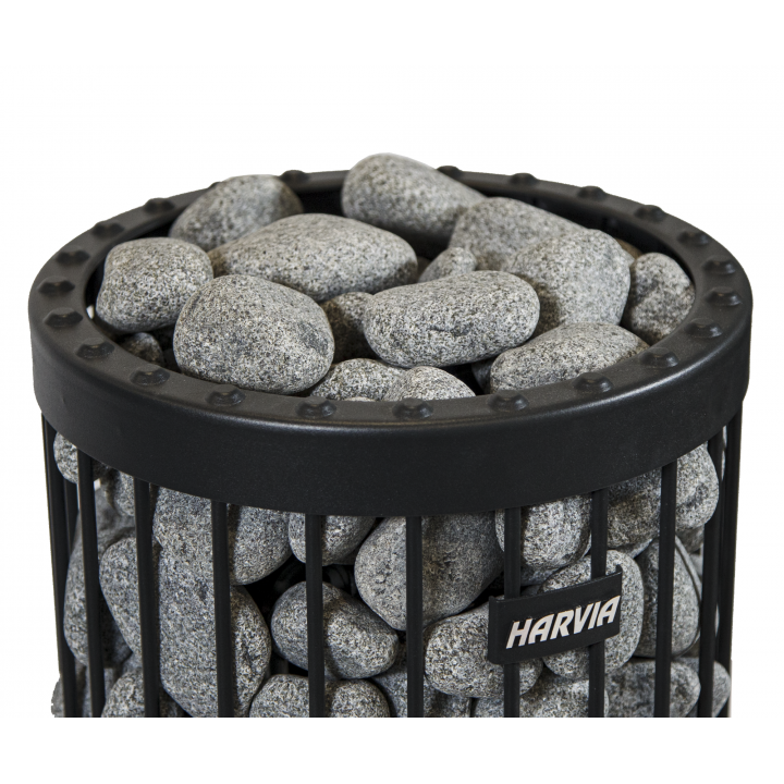 HARVIA-Steine, 5-10 cm, rund