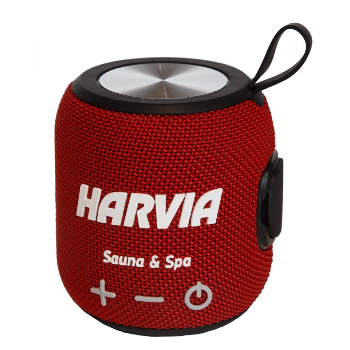 Wasserfester Saunalautsprecher HARVIA, rot