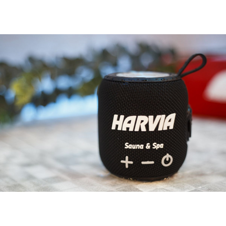 Wasserfester Saunalautsprecher HARVIA, schwarz