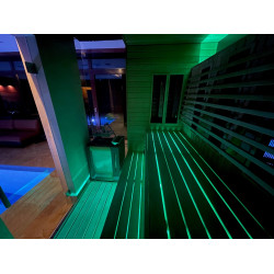 SAUFLEX RGB LED FLUTLICHT, MIT STEUERGERÄT 