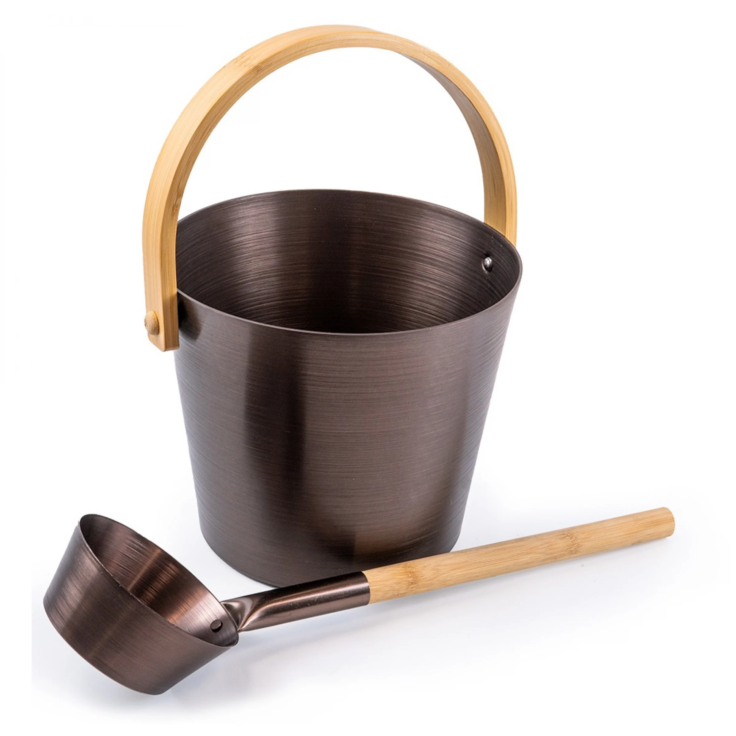 SAUFLEX Alu-Eimer- und Schöpfkelle-Set, lila