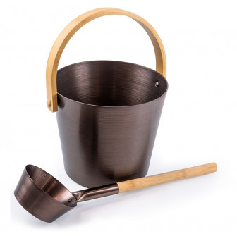 SAUFLEX Alu-Eimer- und Schöpfkelle-Set, lila