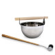 Saunaeimer und Schöpfkelle mit Duscheffekt-Set Mehrdampf, Premium, Sawo 5 L