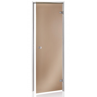 AD-Glastüren für Dampfsauna, Bronzeglas