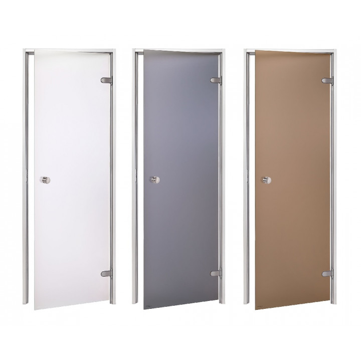 AD-Glastüren für Dampfsauna, Mattglas