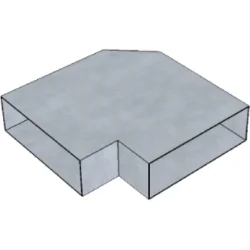 Winkelstück flach 5F15/90 