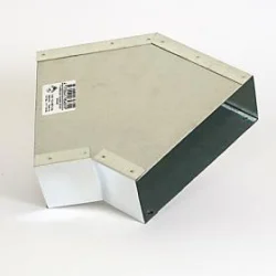 Lüftungsbogen flach5F15/45 