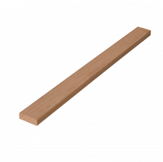 Abdeckleiste, 8 x 30 mm, Erlenholz