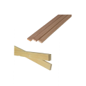 Sauna-Abdeckungsleiste, 15 x 45 mm - 0