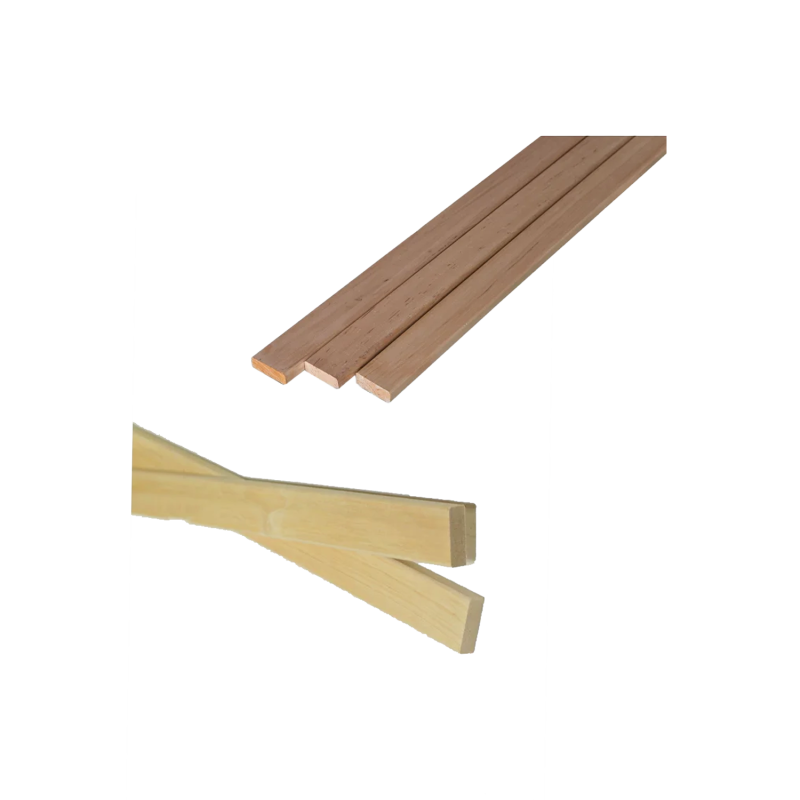Sauna-Abdeckungsleiste, 15 x 45 mm