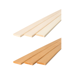Sauna-Abdeckungsleiste, 15 x 90 mm 