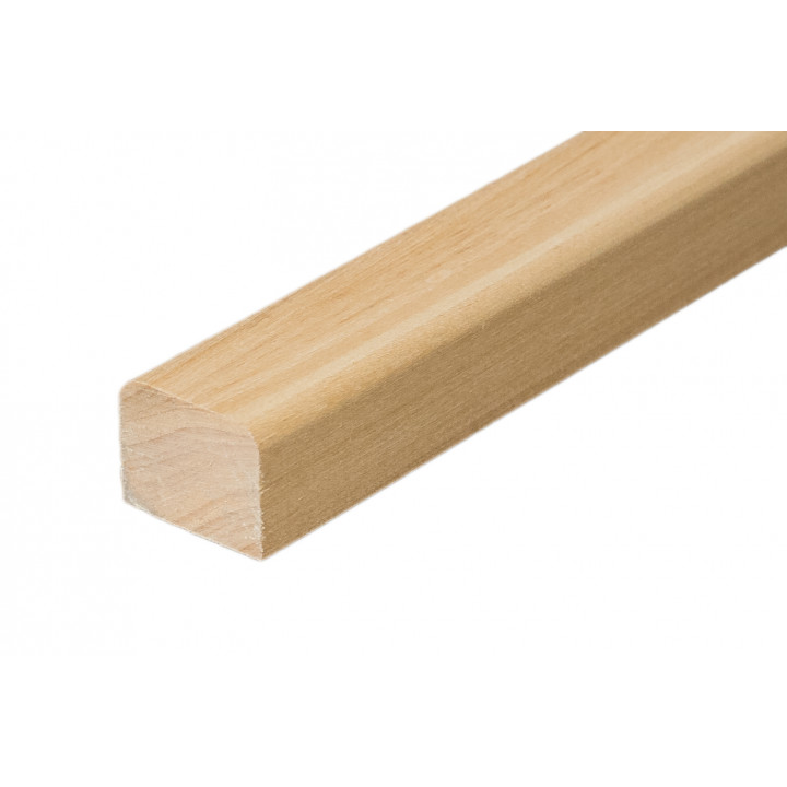 Sauna-Abdeckleiste, 24 x 30 mm, Lindenholz