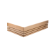 Sicherheitsgeländer - HARVIA Qube Pro 360, Linden