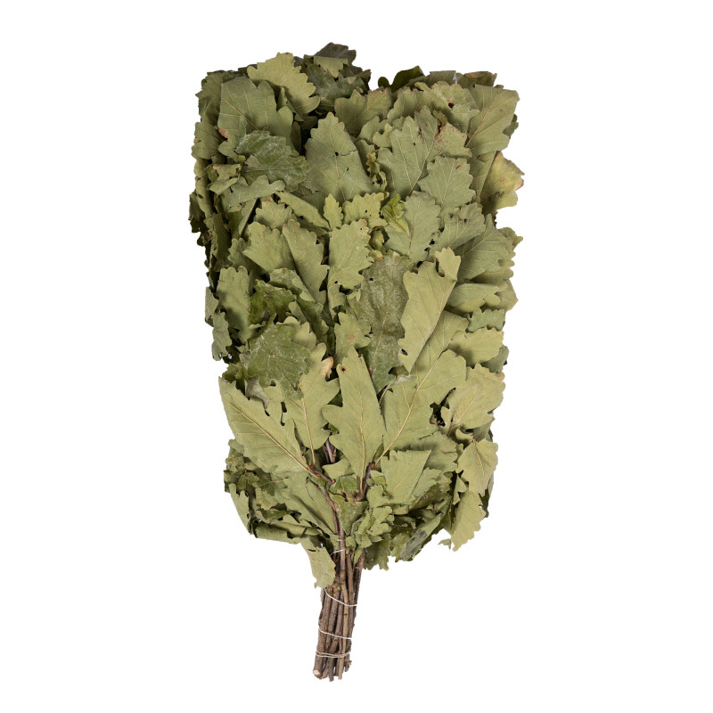 Saunabesen aus Eichenholz