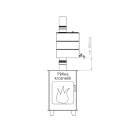 Ovaler Warmwasserspeicher, Durchmesser 115 mm - 2