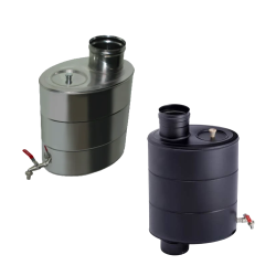 Ovaler Warmwasserspeicher, Durchmesser 115 mm 