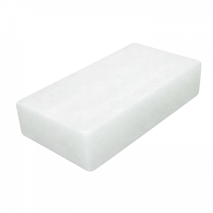 Weißer Himalaya-Salzziegel 200 × 100 × 25 mm
