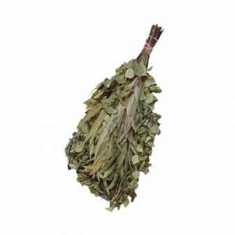 Saunabesen aus Birke und Eukalyptus