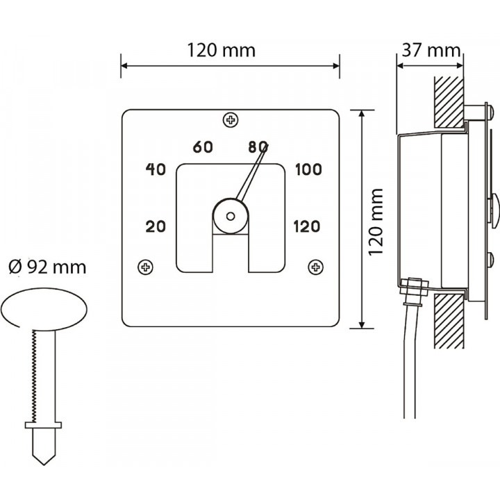 CARIITTI Thermometer SQ