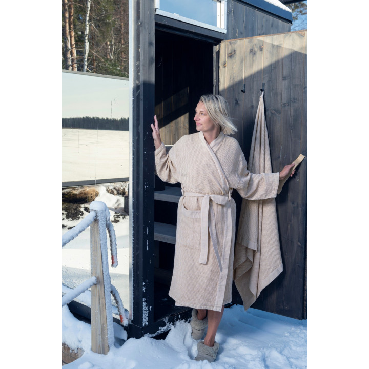 Bademantel in Geschenkbox, RENTO KENNO, beige