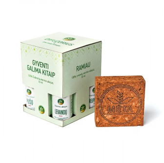 Ton-Aroma-Diffusor mit ätherischem Öl-Set – „Mėtinio gyvenimo“