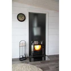 HARVIA Duo Glaswand 9 x 19, inkl. Rahmen, aluminiumgrau 