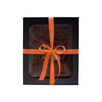 Geschenkset in einer Geschenkbox für IHN. Saunahaube und -schürze für Herren – BRAUN