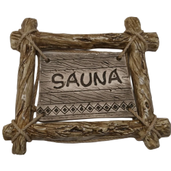 Türplatte SAUNA mit Abzweigrahmen 