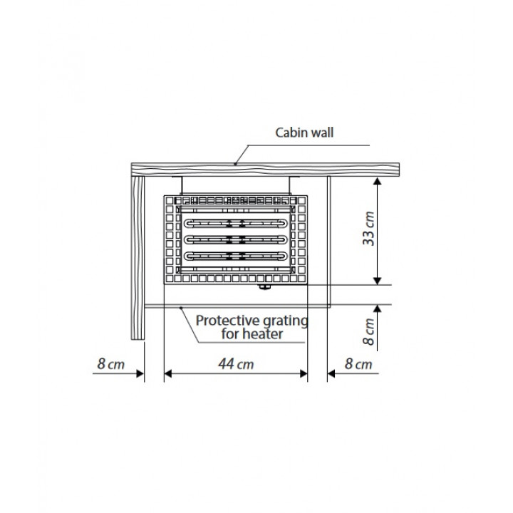 Elektrischer Saunaofen - EOS Moment Control W