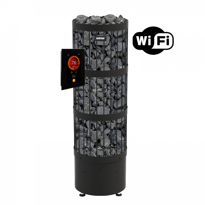 Elektrischer Saunaofen - Harvia Legend PO110FC 10,8 kW WLAN schwarz