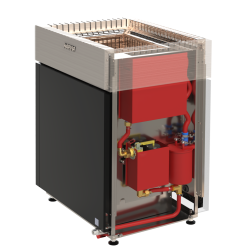 Elektrischer Saunaofen - HARVIA Qube Combi 