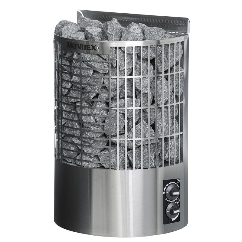Elektrischer Saunaofen - MONDEX TENO, Edelstahl
