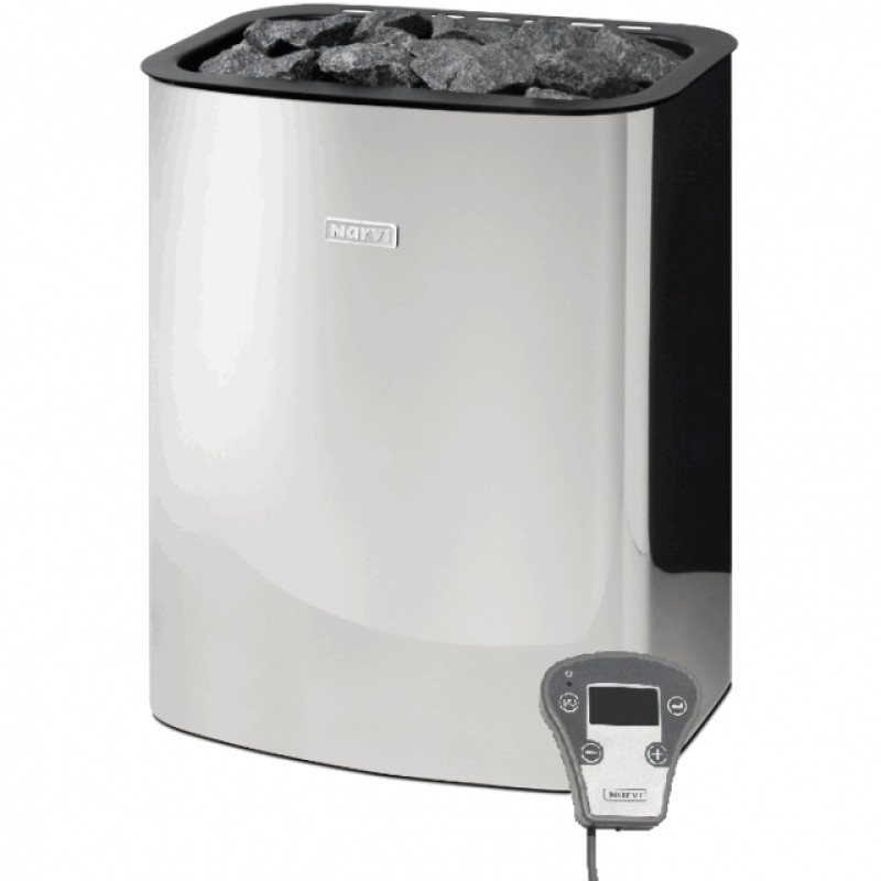 Elektrischer Saunaofen - NARVI NC Electric, Edelstahl 6 kW