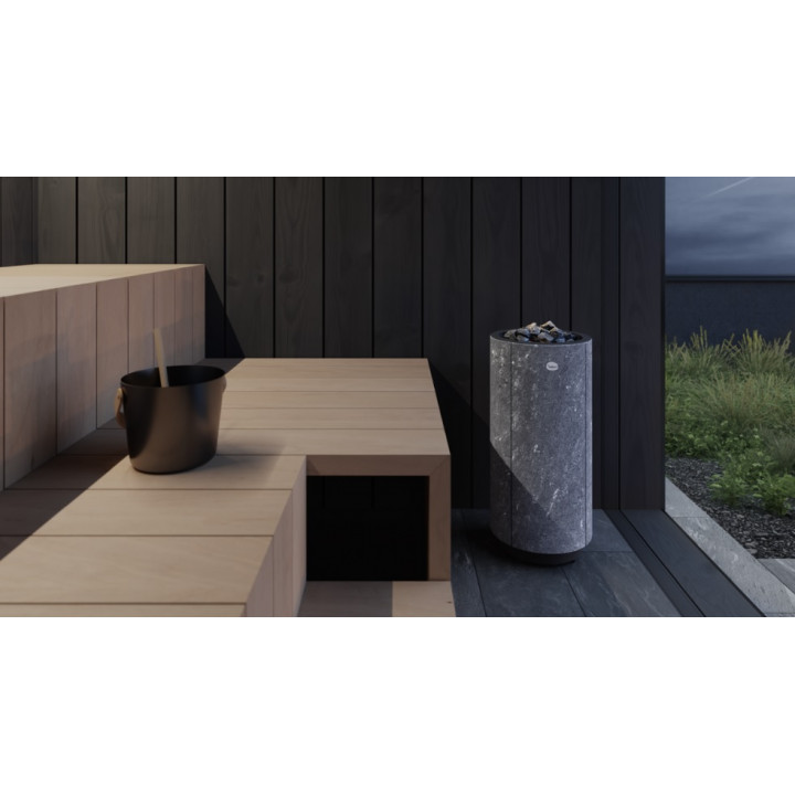 Elektrischer Saunaofen TULIKIVI KAARNA Classic M, mit Bedienfeld