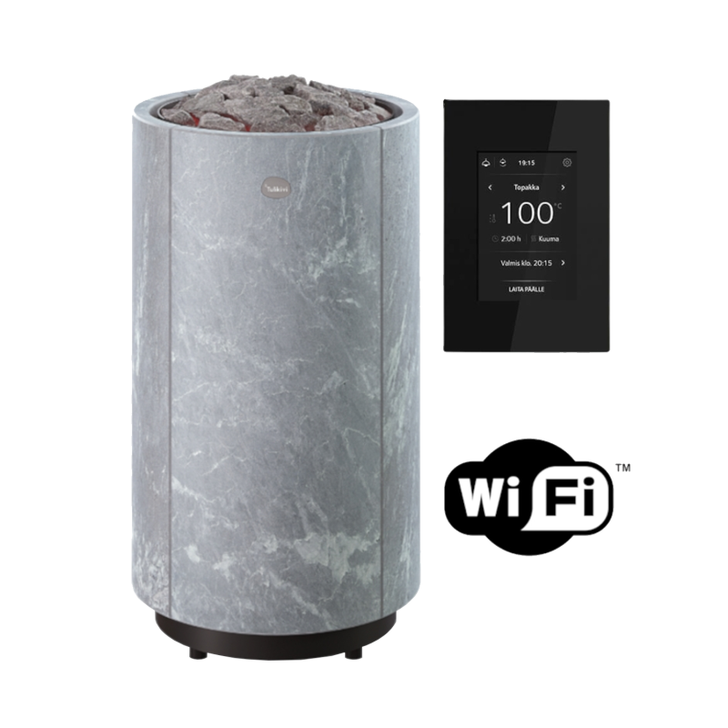 Elektrischer Saunaofen TULIKIVI KAARNA Classic L, mit WLAN-Bedienfeld