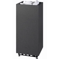 Elektrischer Saunaofen TULIKIVI RAE, schwarz, mit Bedienfeld 