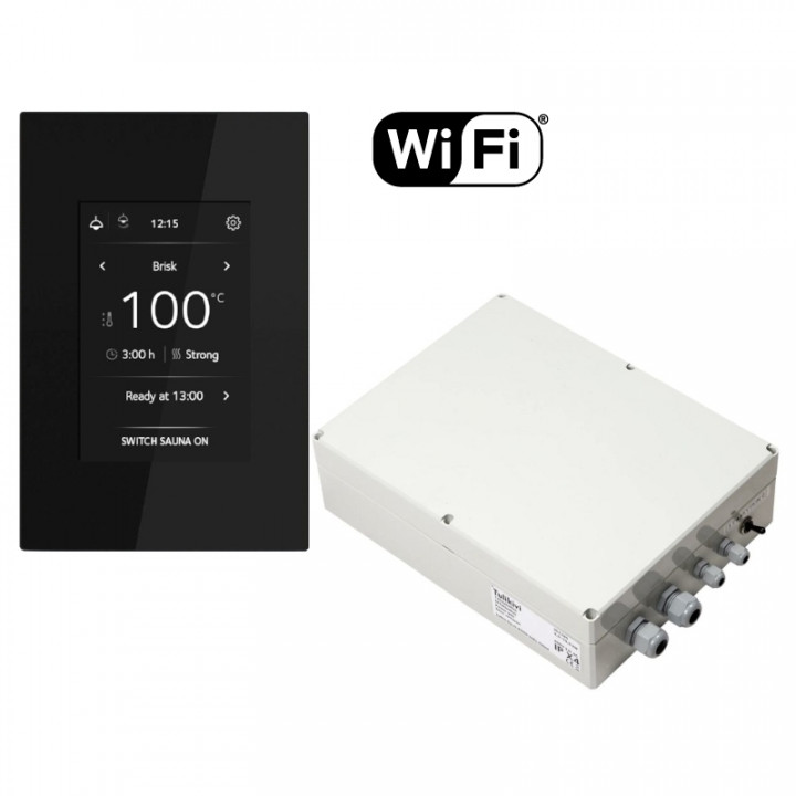 Elektrischer Saunaofen TULIKIVI KAARNA Classic L, mit WLAN-Bedienfeld
